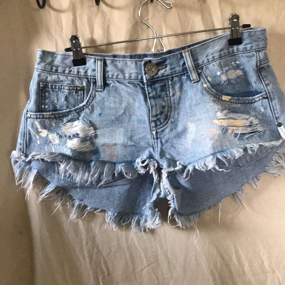 OneTeaspoon Painted Shorts